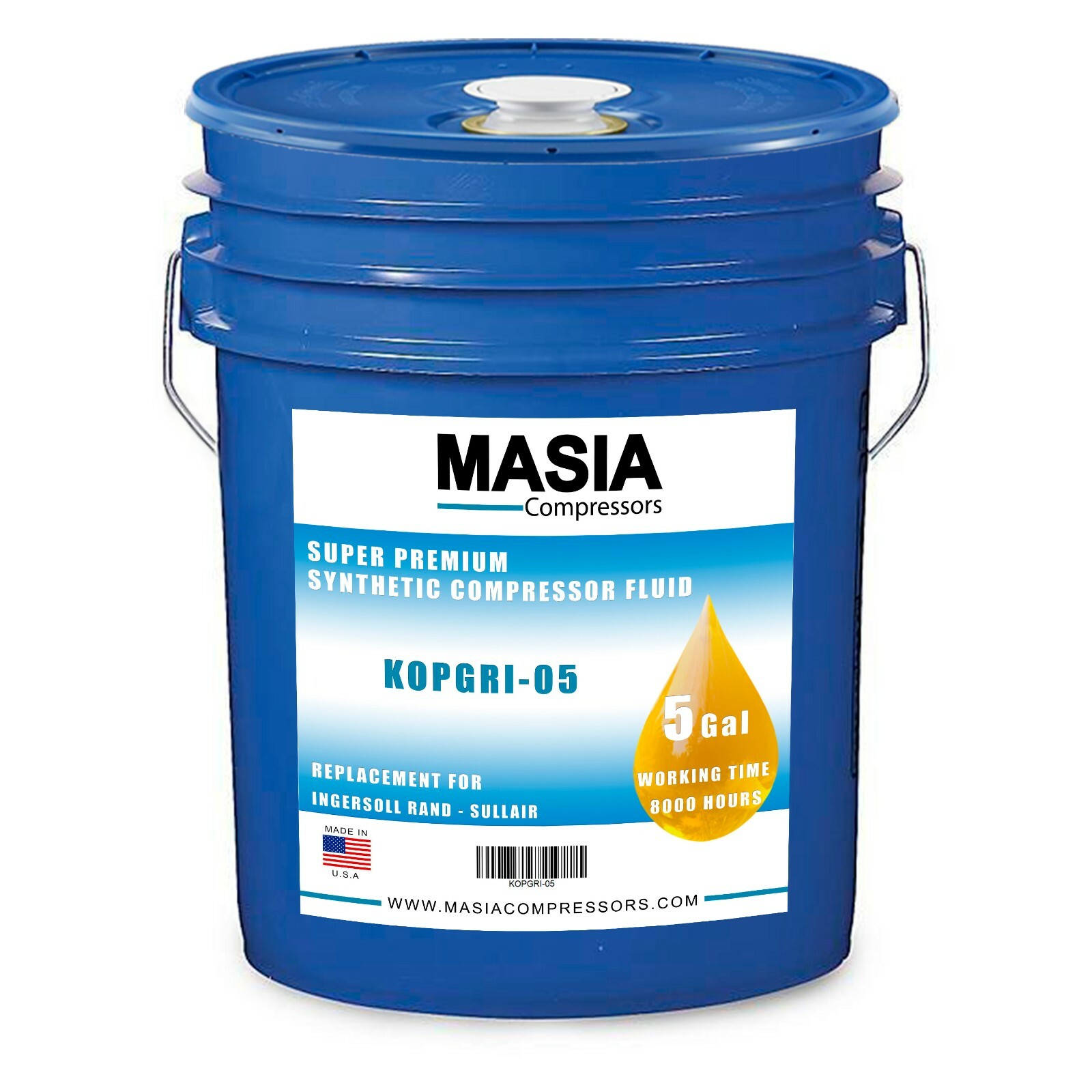 38459582 Ultra Coolant Lubricant Compatible with Ingersoll Rand - 5-gal