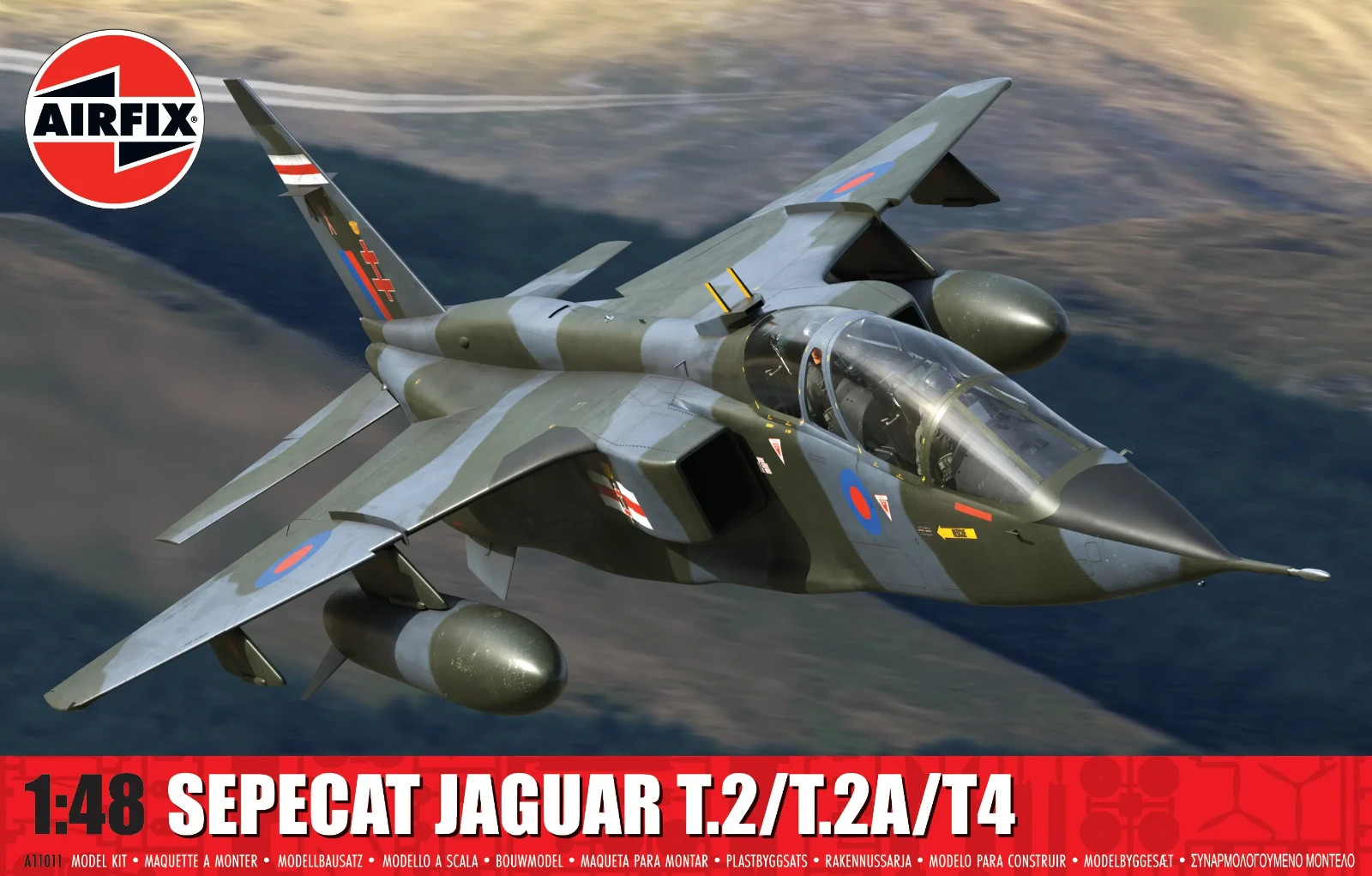 Airfix A11011 SEPECAT Jaguar T.2 & T.4 1/48