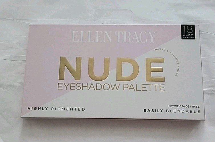 New Ellen Tracy - NUDE - 18 Highly Pigmented Glam Shades Eyeshadow Palette New Ellen Tracy - NUDE - 18 Highly Pigmented Glam Shades Eyeshadow Palette