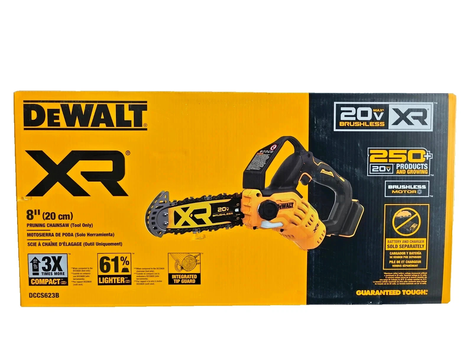 DeWalt DCCS623B 20V MAX 8\