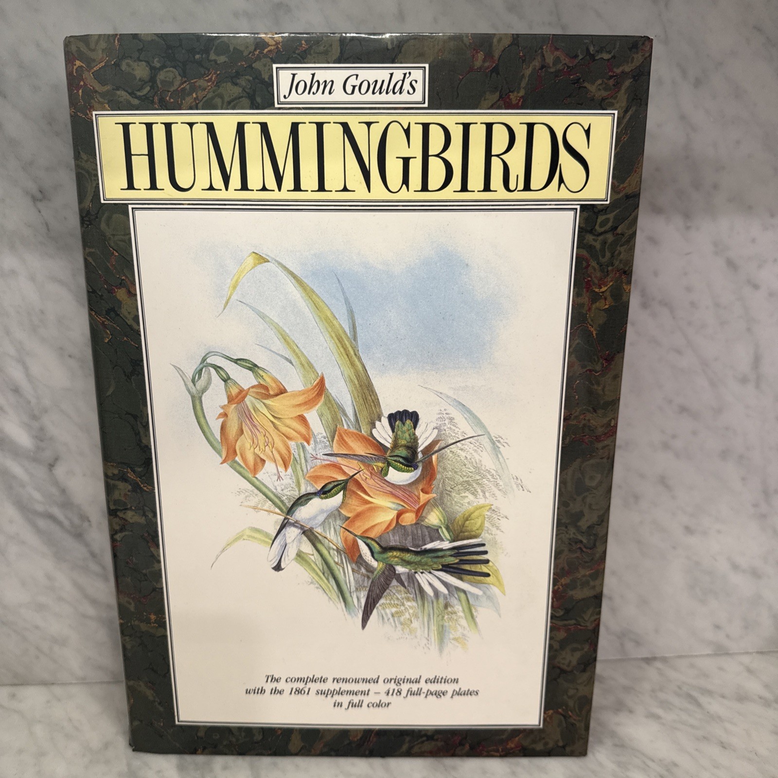 John Gould\'s Hummingbirds by John Gould 418 Color Plates 1990 - EXCELLENT