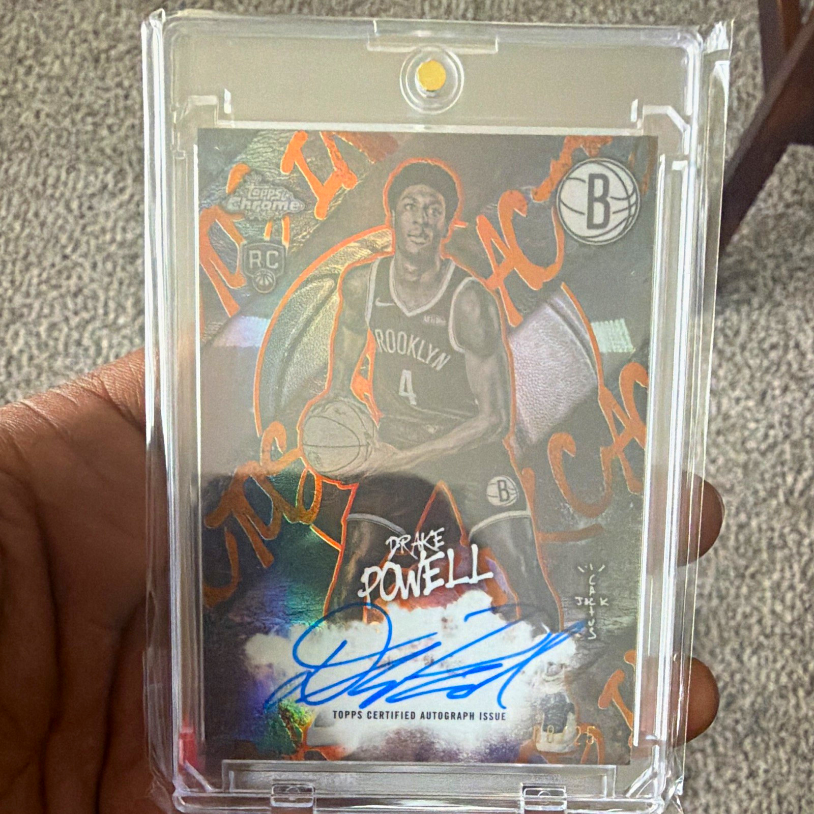 Topps 25/26 Cactus Ink Drake Powell #CI-DP RC Auto 08/25 Nets