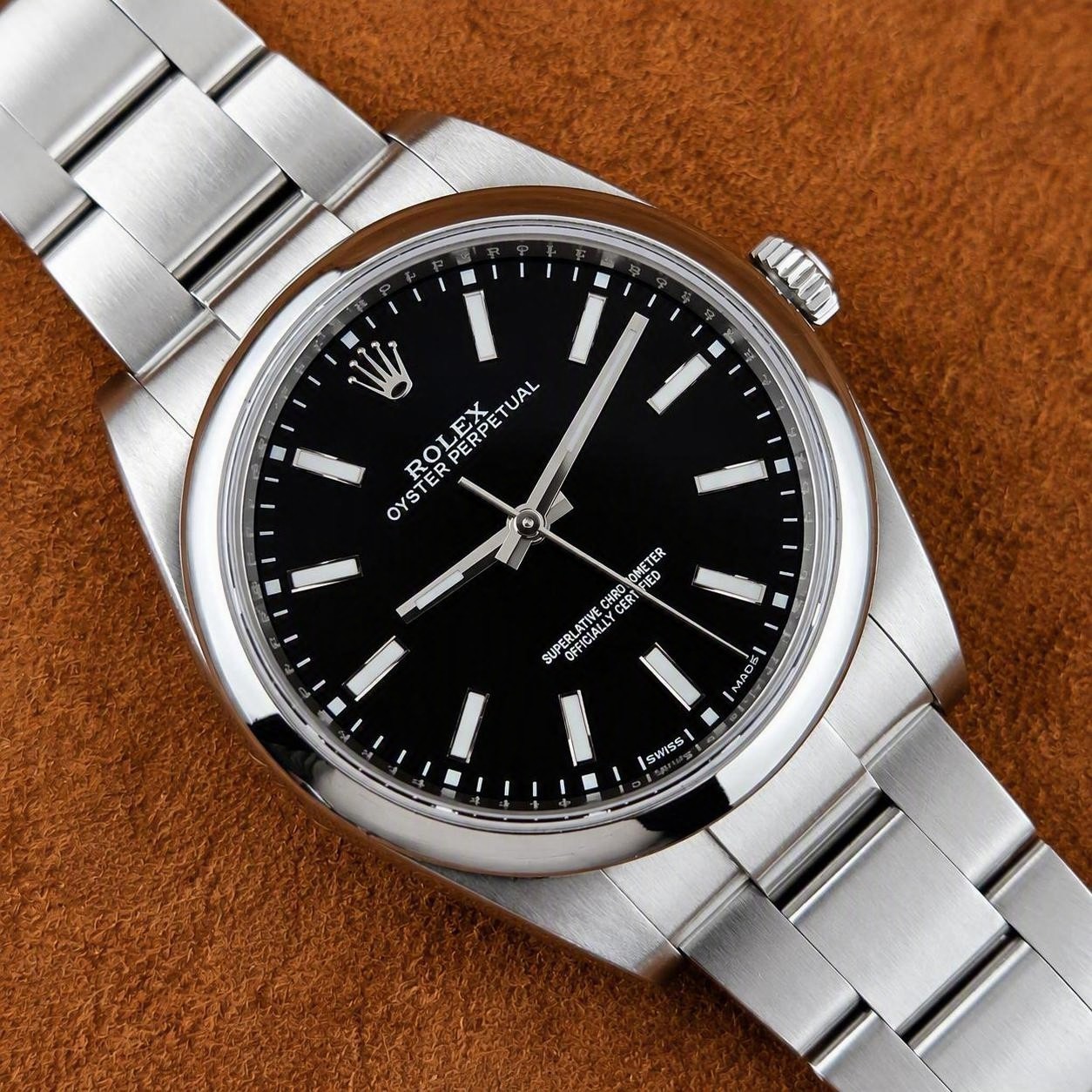 Rolex Oyster Perpetual 39mm 114300 Black Dial May 2019 Full Set