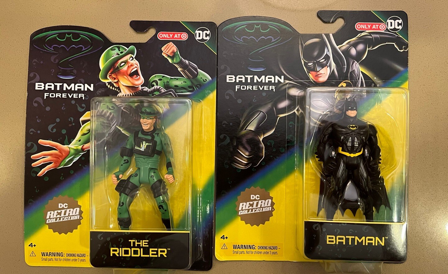 DC 2025 Batman Forever Retro Collection Batman Riddler Target Exclusive 2-Pack