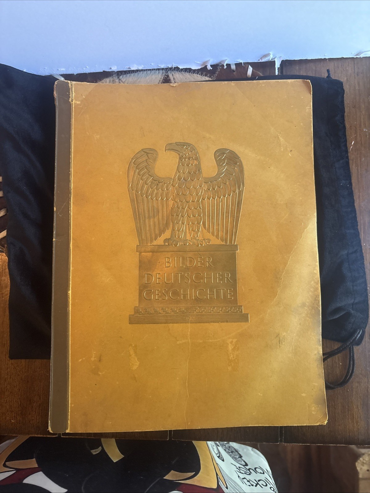 1936 BILDER DEUTSCHER GESCHICHTE ALBUM 12 EARLY GERMAN HISTORY BOOK W COLOR ms