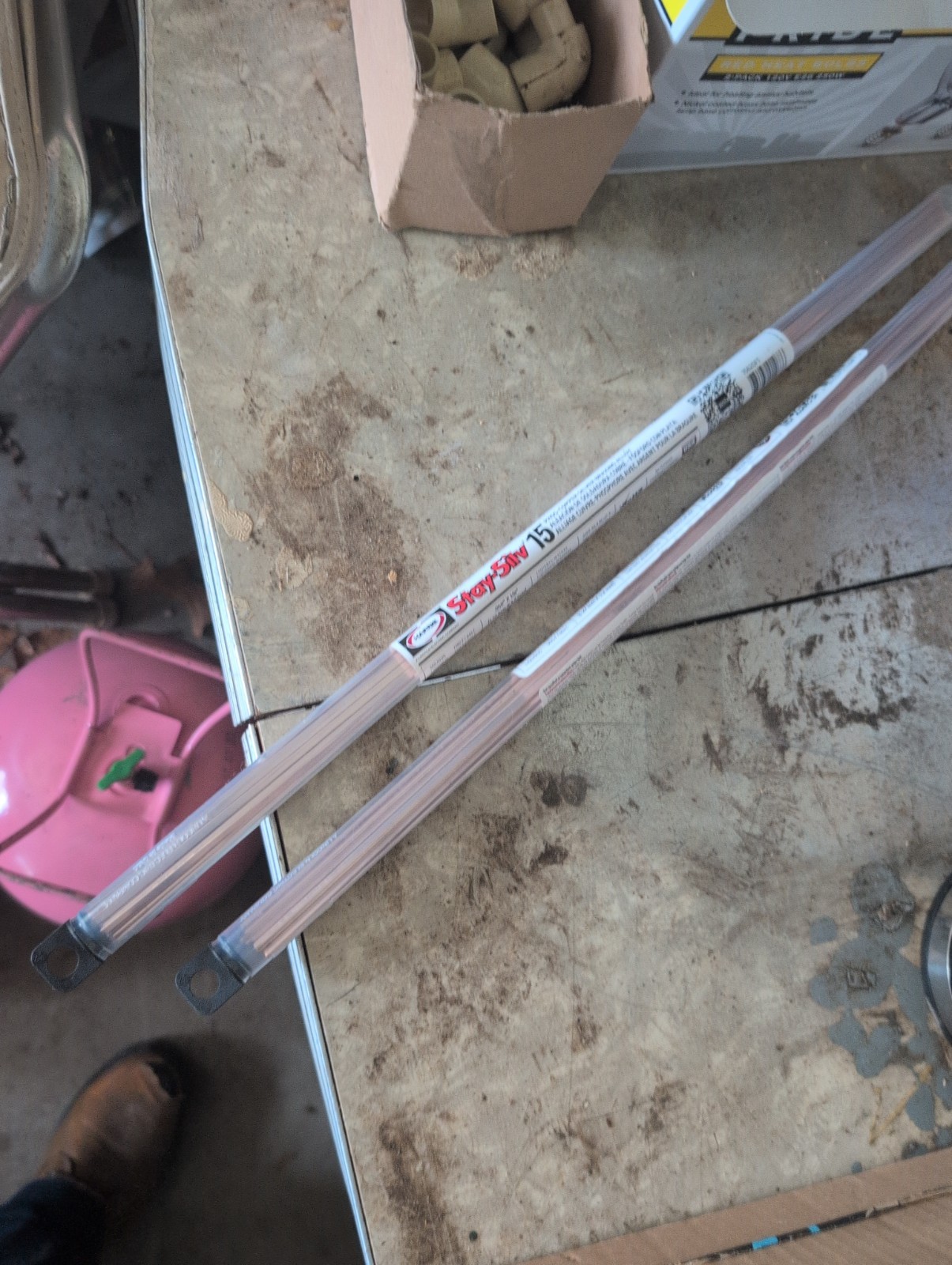Harris Stay-Silv 15 15% silver brazing alloy rods .050 x 1/8” 28 Sticks