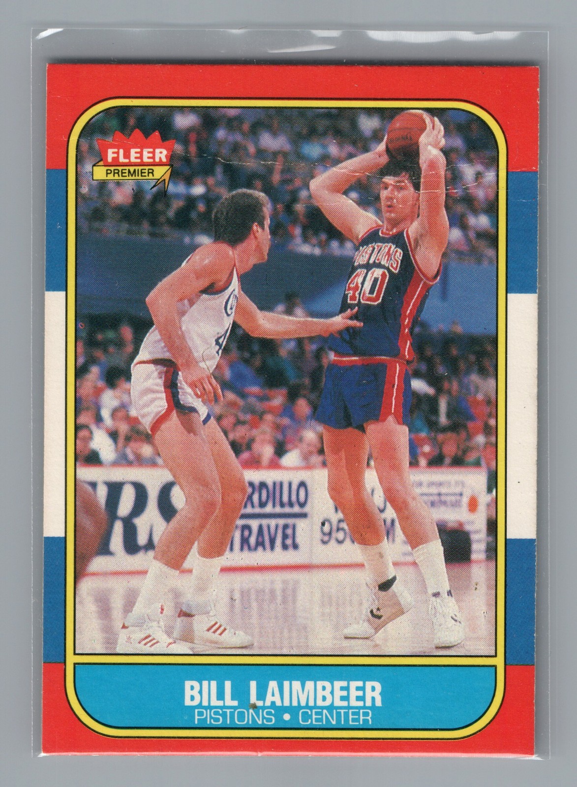 1986-87 Fleer #61 Bill Laimbeer