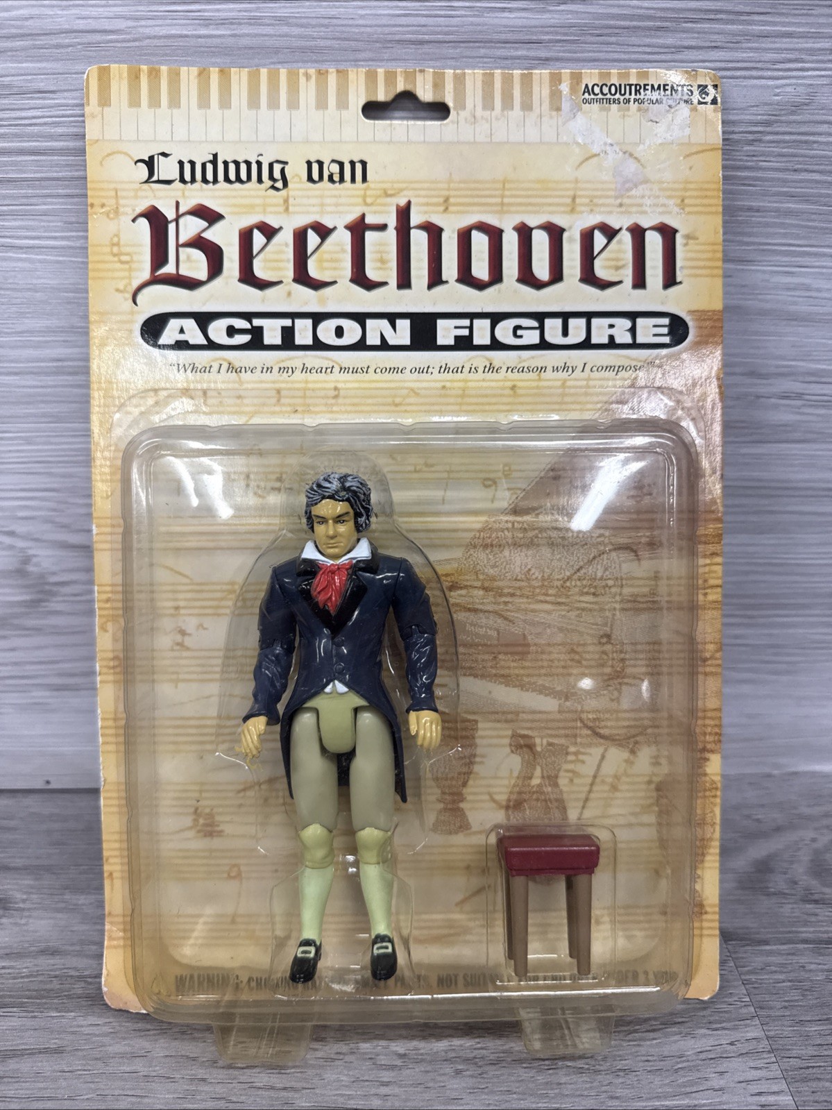 Accoutrements Ludwig van Beethoven Action Figure 5.5\ Accoutrements Ludwig van Beethoven Action Figure 5.5\