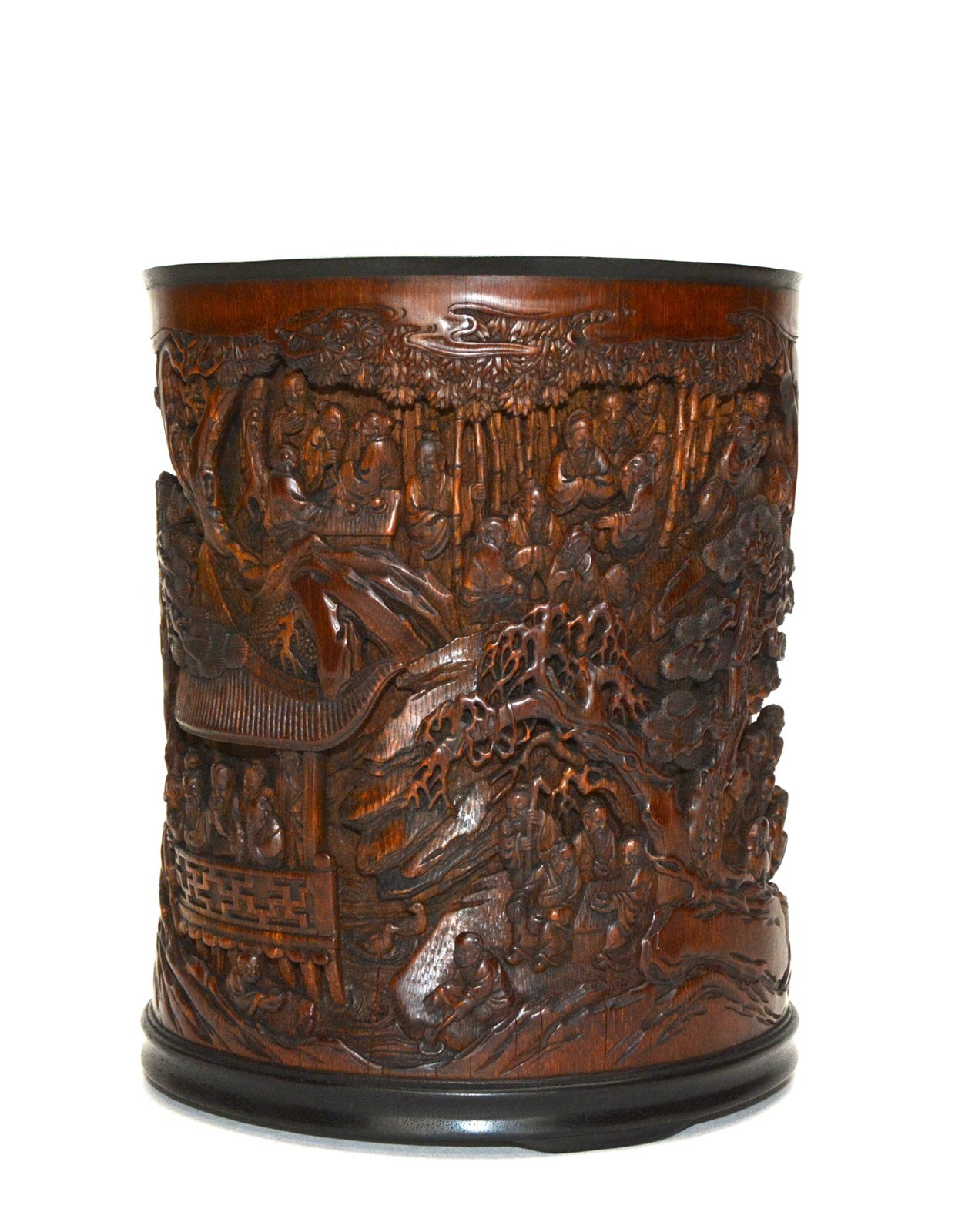 SUPERB Early Qing Chinese Highly Carved \