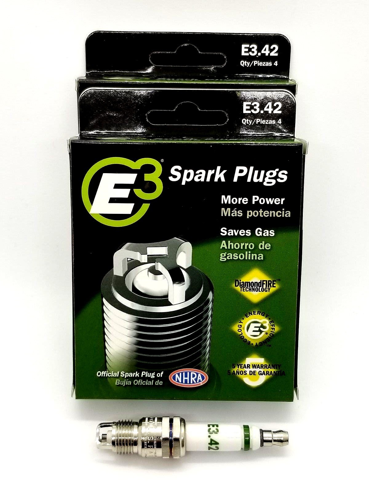E3.42 - E3 Spark Plug 8 Spark Plugs - 5 Year Warranty or 100,000 Miles