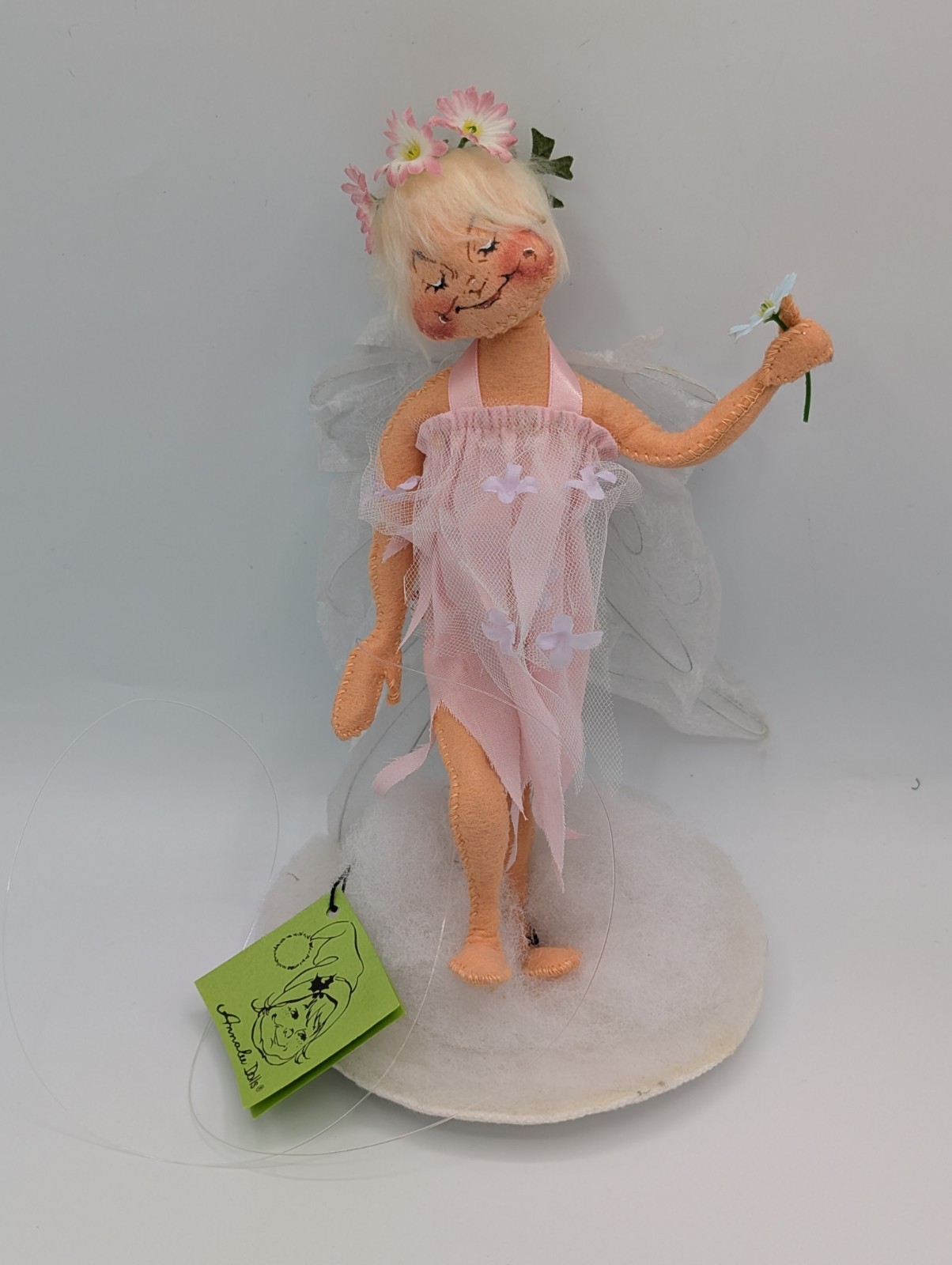 Vintage RARE 1988 ANNALEE Spring Fairy Doll Soft Bodied Handmade HandPainted 10 Vintage RARE 1988 ANNALEE Spring Fairy Doll Soft Bodied Handmade HandPainted 10