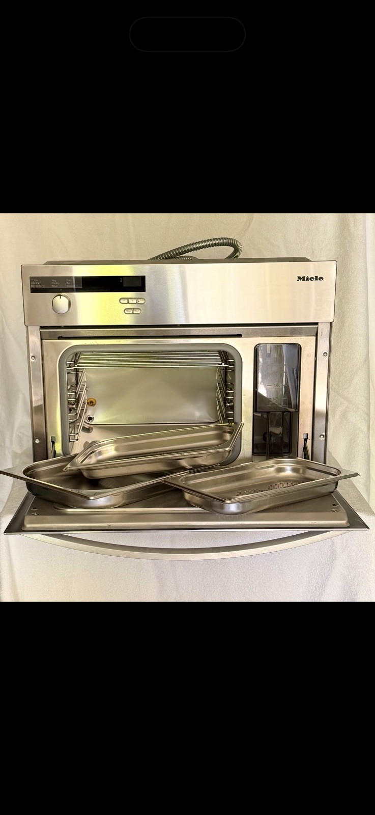 Miele Built-in Convection Steam Oven Model DG 155 Stainless Steel