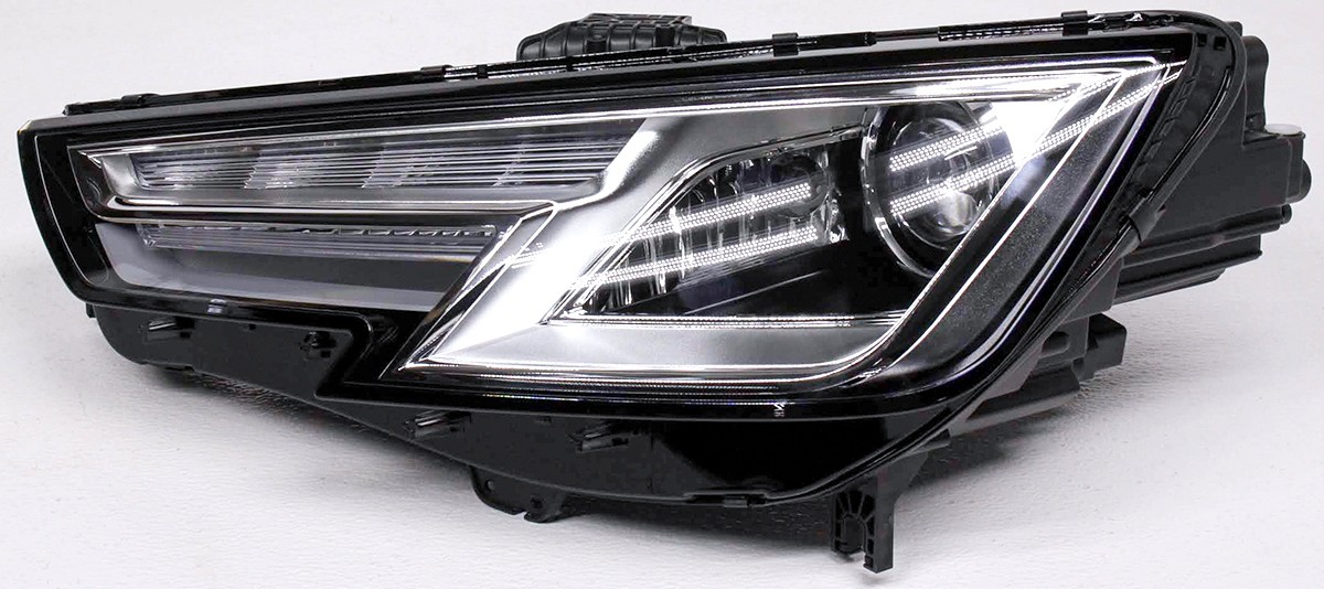Non-US Market 8W0-941-043 OEM Audi A4 Sedan, AllRoad Left Side HID Headlamp