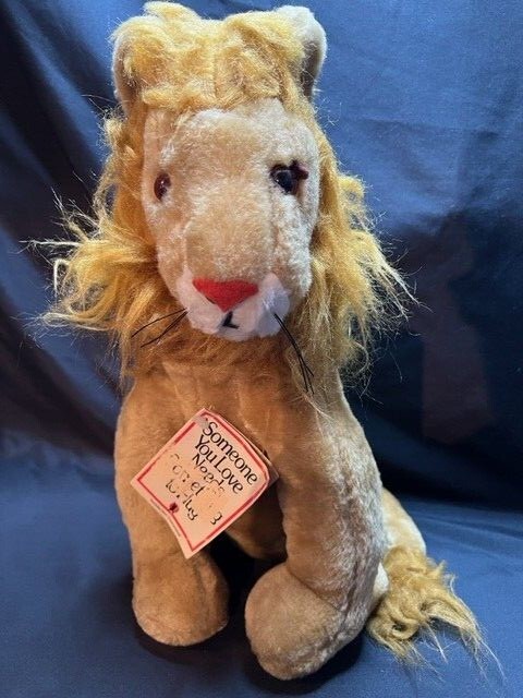Vintage The Rushton Company 1978 Lion Stuffed Animal 15\