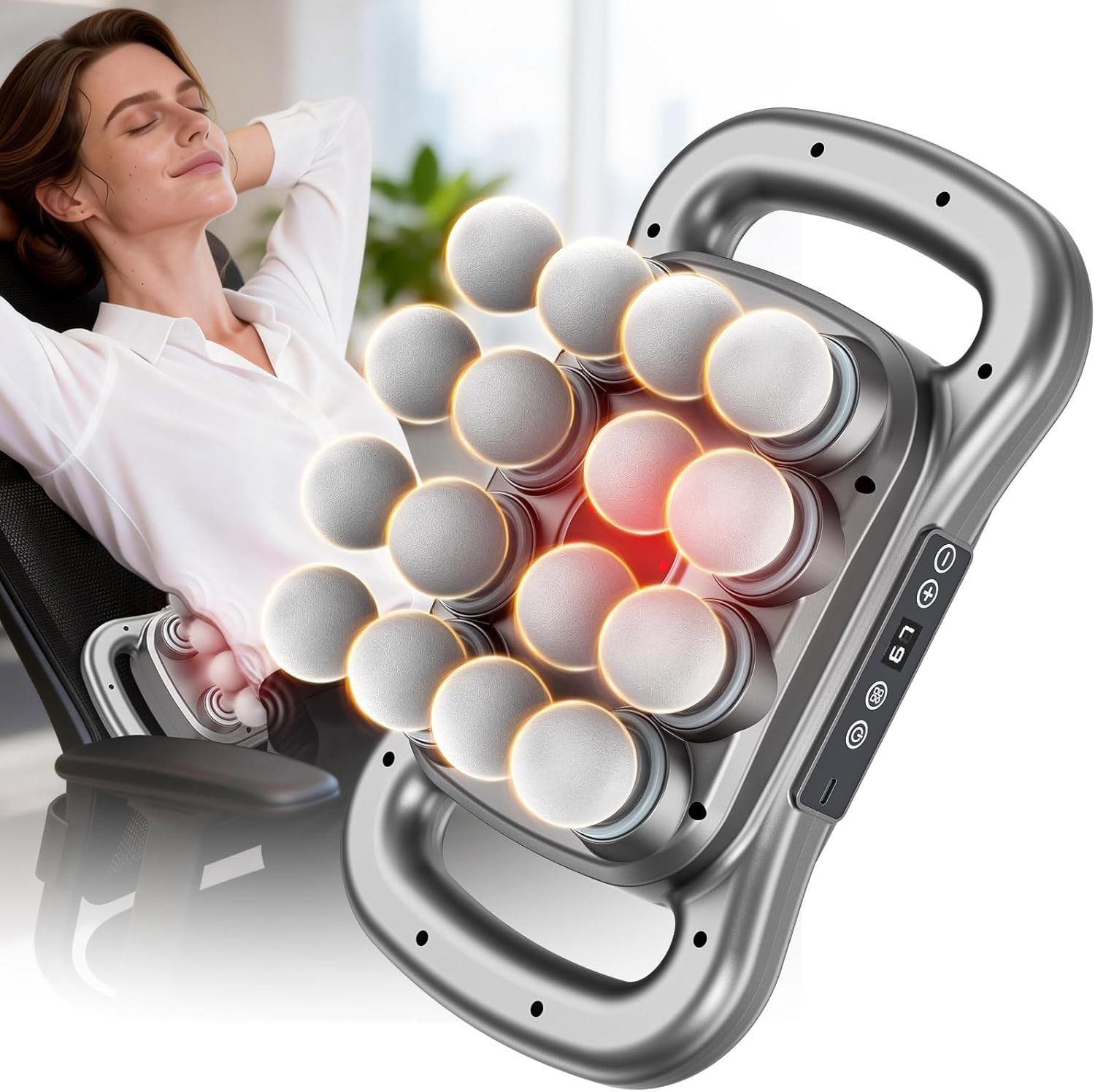 BACK HAVEN 16Head Massage Gun Deep Tissue Percussion Massager, Electric Massage BACK HAVEN 16Head Massage Gun Deep Tissue Percussion Massager, Electric Massage