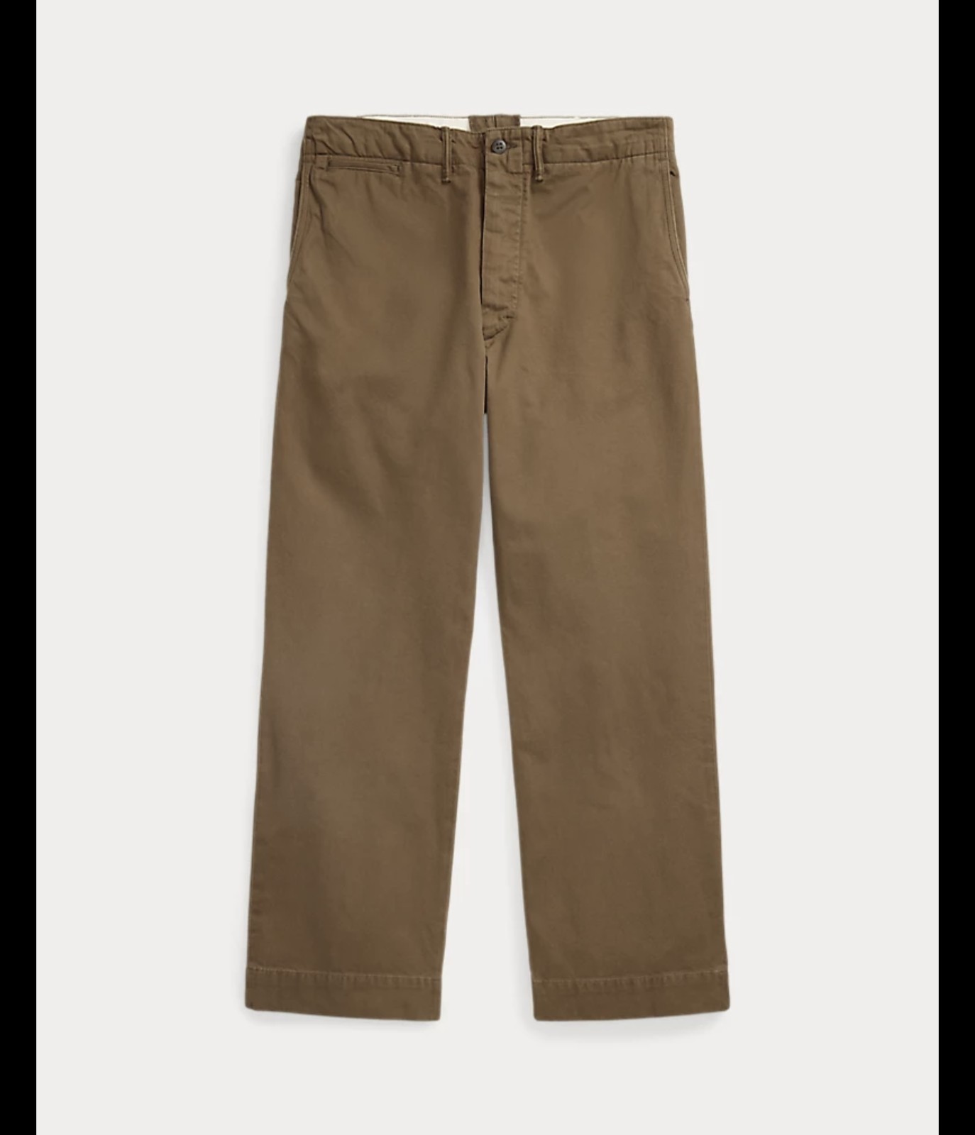 RRL Double RL Pants Mens (Marked 28x30) Military Rt Hand Twill Field Utility USA