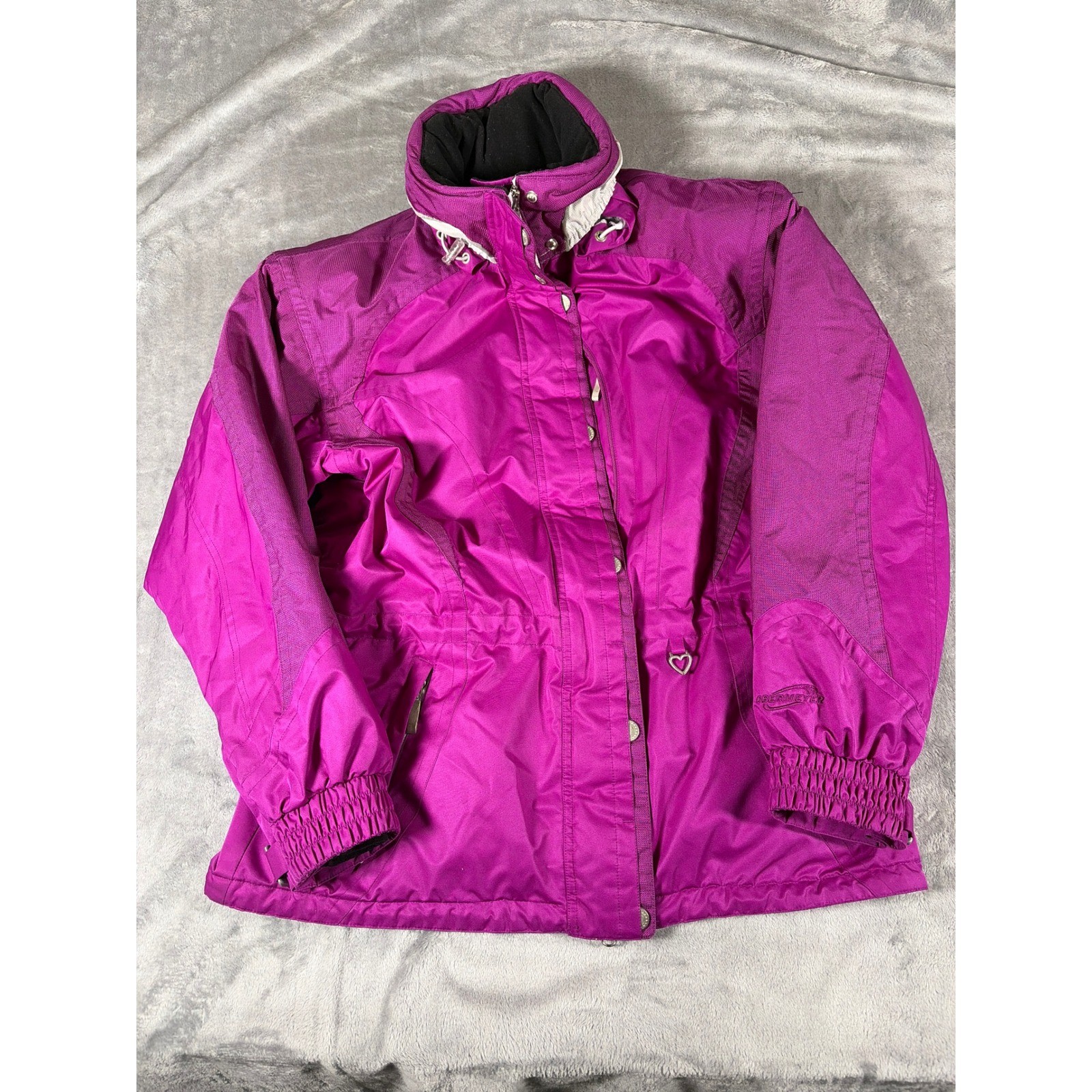 Obermeyer Ridgeline Magenta Purple Ski Jacket Womens 12 Waterproof Insulated