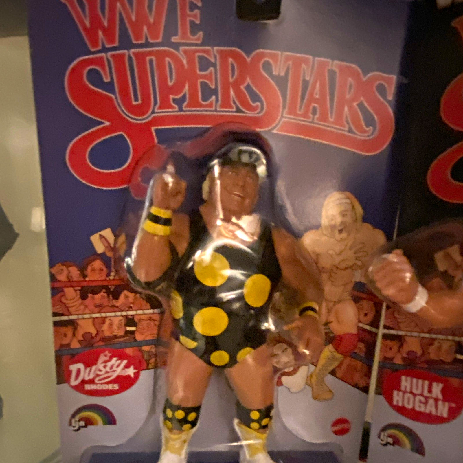 Mattel LJN WWE Wrestling Mixed Lot Figures: Hogan, Rock, Dusty, Piper, Bundy