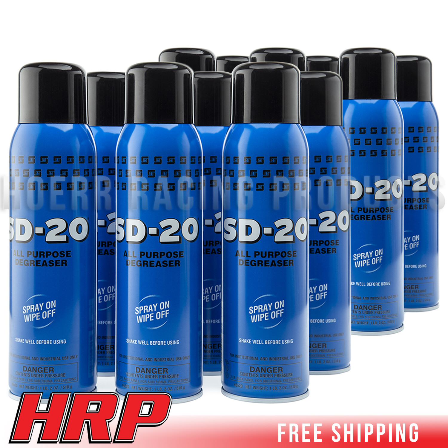 Spartan SD-20 Multipurpose Degreaser Pack of 12 18oz. Cans