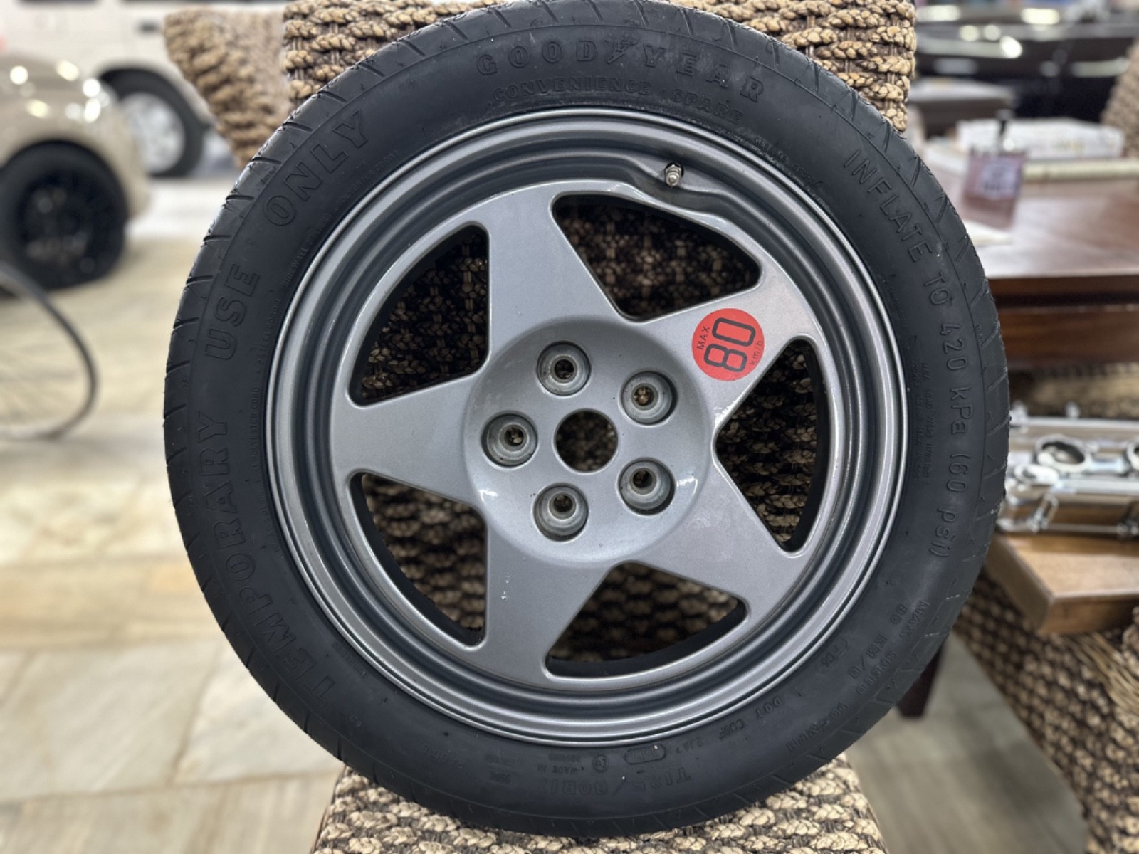 Ferrari Modena Spare Wheel Original and Never Used Ferrari Modena Spare Wheel Original and Never Used