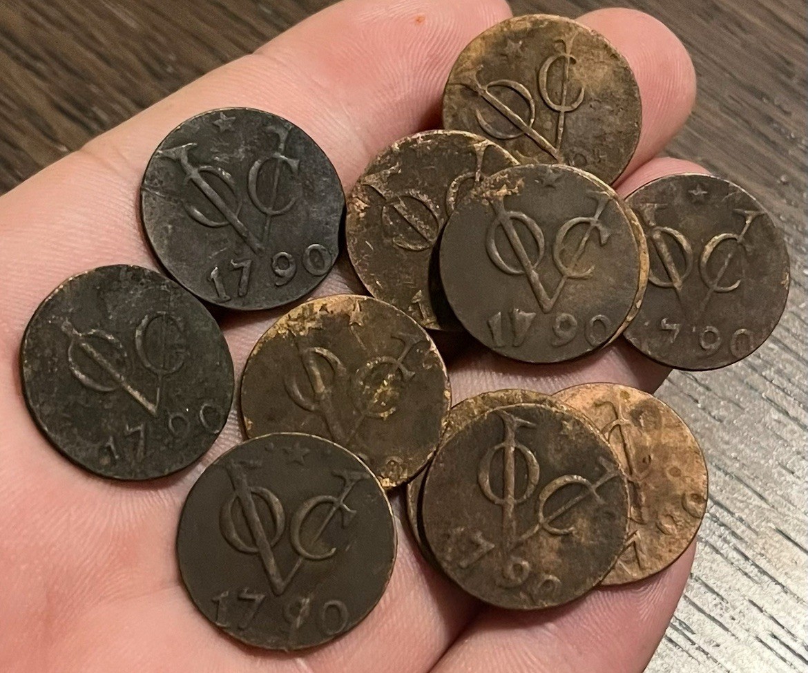INTERESTING 1700s 1 New York Penny East Dutch India VOC Colonial Era Old 1 Coin INTERESTING 1700s 1 New York Penny East Dutch India VOC Colonial Era Old 1 Coin
