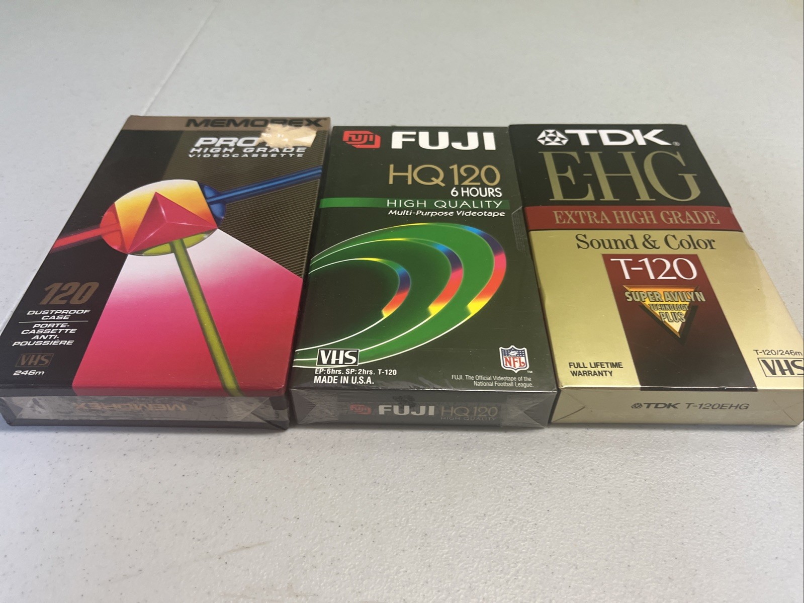 (3) Sealed Misc Brands VHS TAPES Brand New (3) Sealed Misc Brands VHS TAPES Brand New