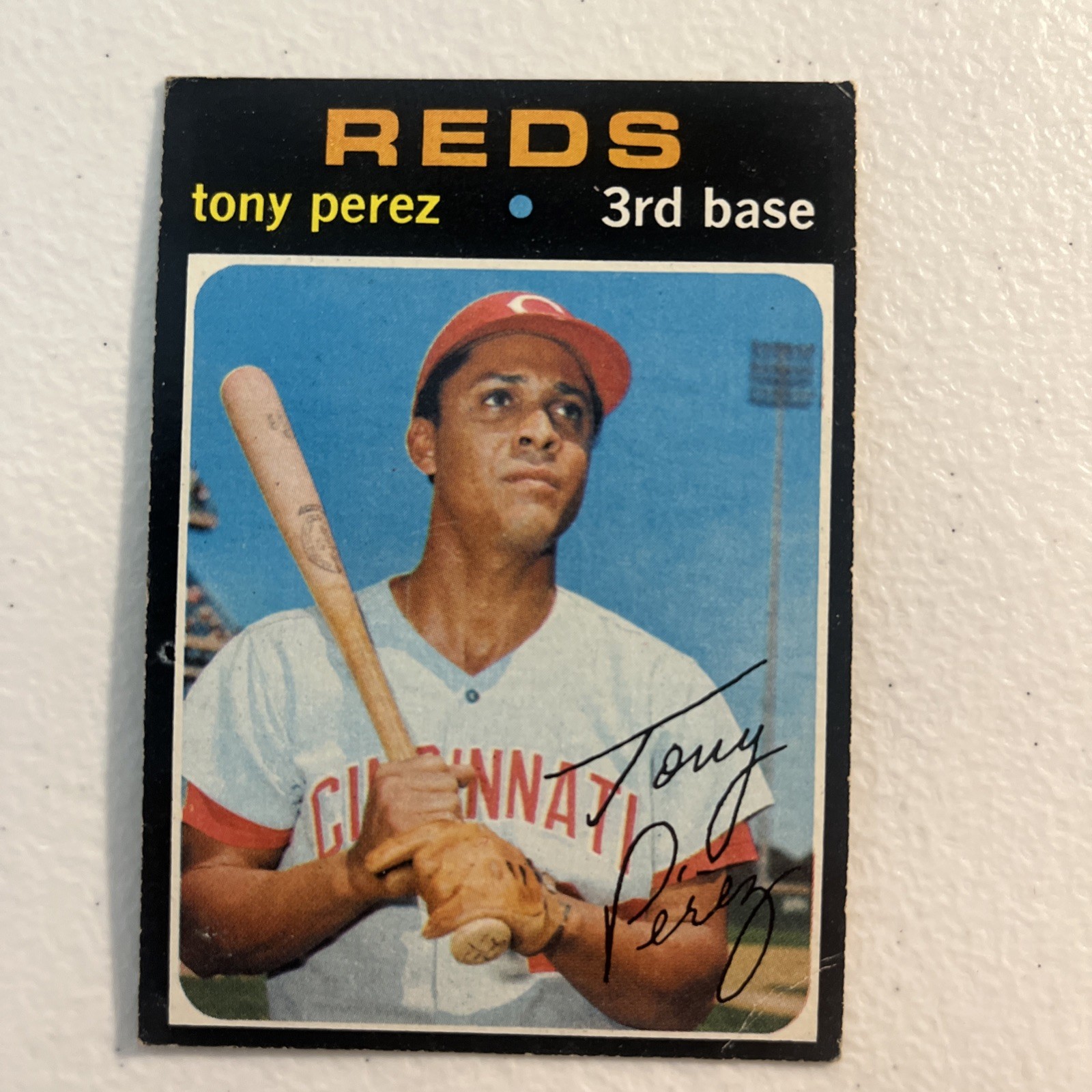 1971 Topps #580 Tony Perez Reds EX Eye Appeal 1971 Topps #580 Tony Perez Reds EX Eye Appeal