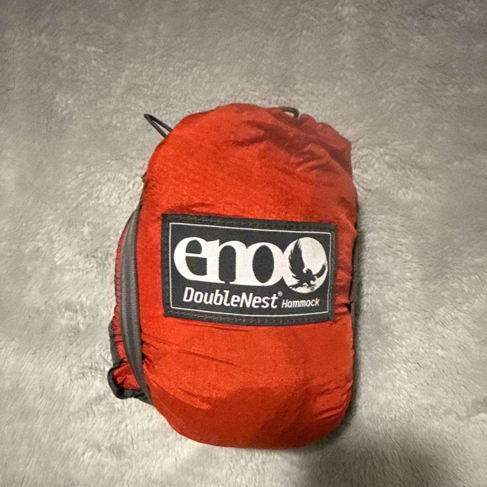 ENO DoubleNest Portable Double Camping Hammock 2-Person Nylon Red/Black + Sack