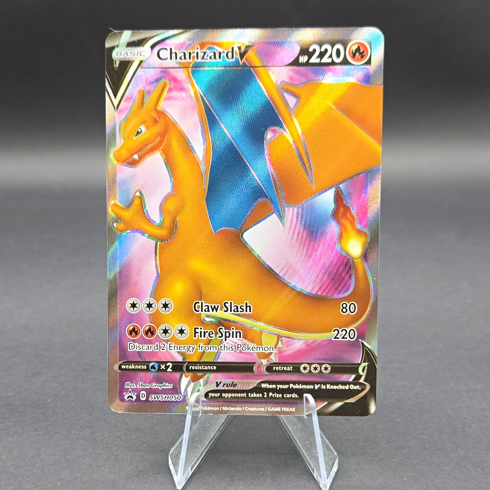 Pokémon TCG Charizard V SWSH050 Sword & Shield Promo Pokémon TCG Charizard V SWSH050 Sword & Shield Promo