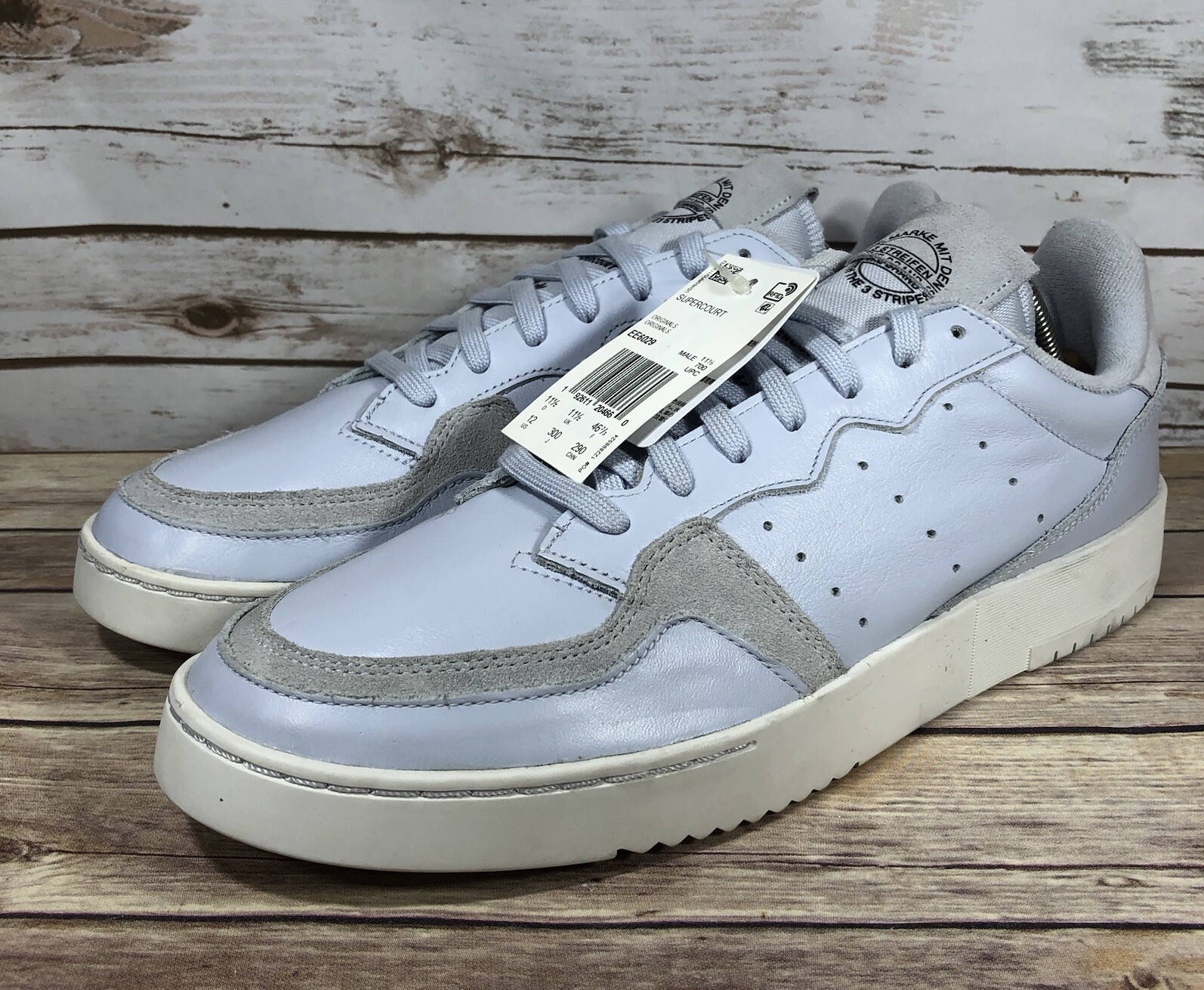 NEW Adidas Originals Supercourt EE6029 Sneakers Shoes Mens Size 12 AeroBlue NEW Adidas Originals Supercourt EE6029 Sneakers Shoes Mens Size 12 AeroBlue
