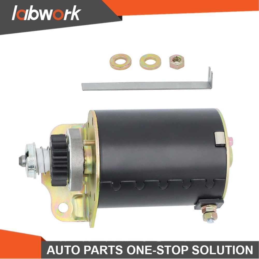 Labwork 12V 16T Starter Motor Compatible with 499521 & 499529 Lawn Mower Starter