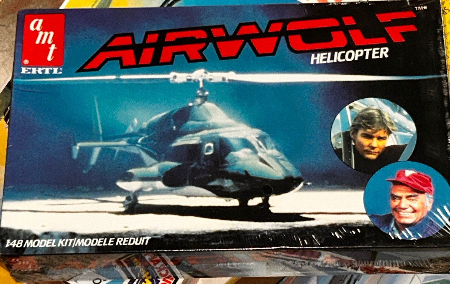 1984 Airwolf Helicopter AMT ERTL Model Kit #6680 FACTORY SEALED BRAND NEW MINT