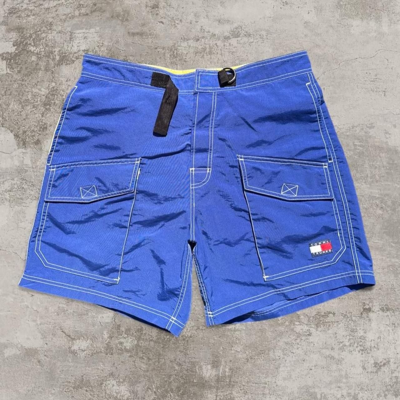 Tommy Hilfiger Tommy Trunks Boardshorts Size M Royal Blue Cargo