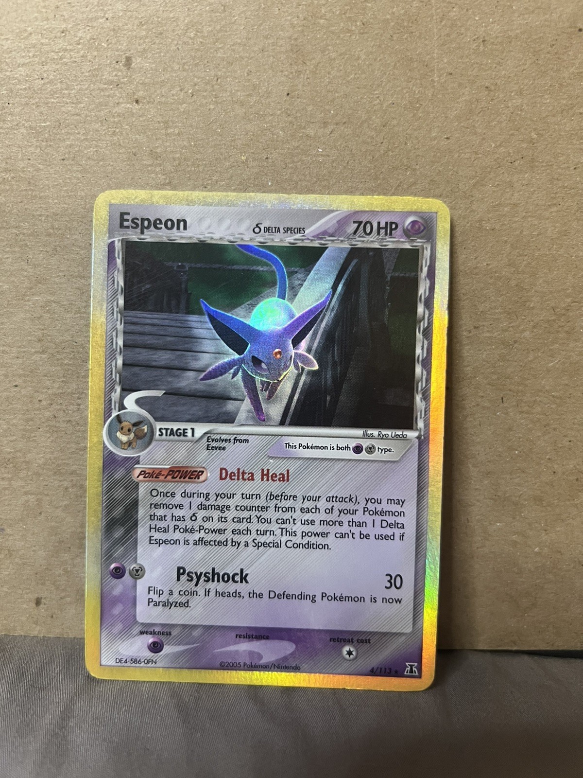 Espeon (Delta Species) 4/113 - Holo Rare - NM-LP