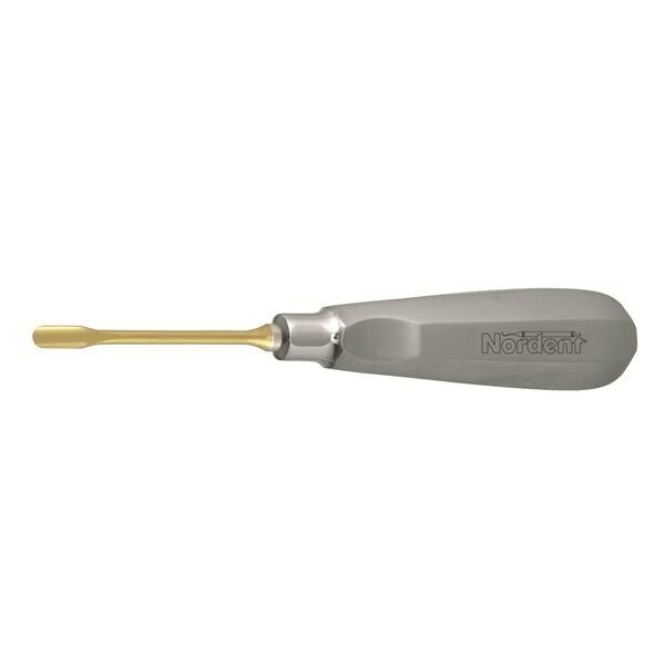 Nordent ELX5ST Luxating Elevator 5mm Straight Titanium Nitride Coated