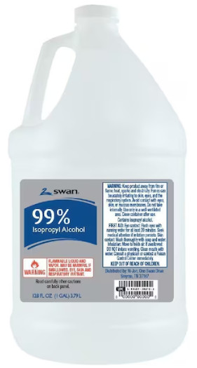 Isopropyl Alcohol Grade 99 Percent (IPA) - 1 gallon (128 oz.) Isopropyl Alcohol Grade 99 Percent (IPA) - 1 gallon (128 oz.)