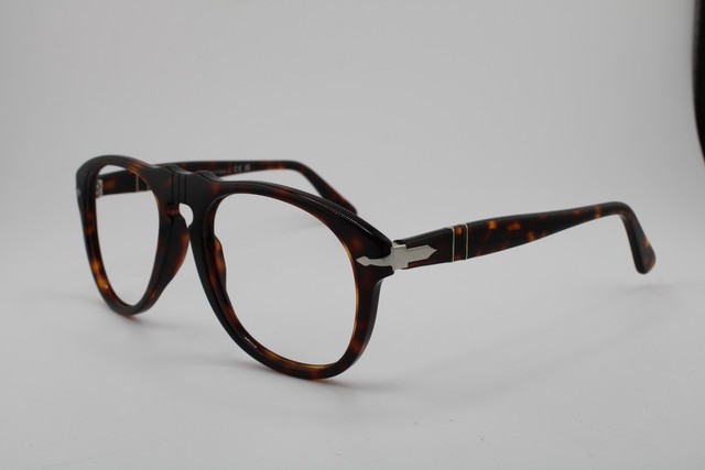 PERSOL P 649 24/86 HAVANA SILVER AUTHENTIC EYEGLASSES 54-20