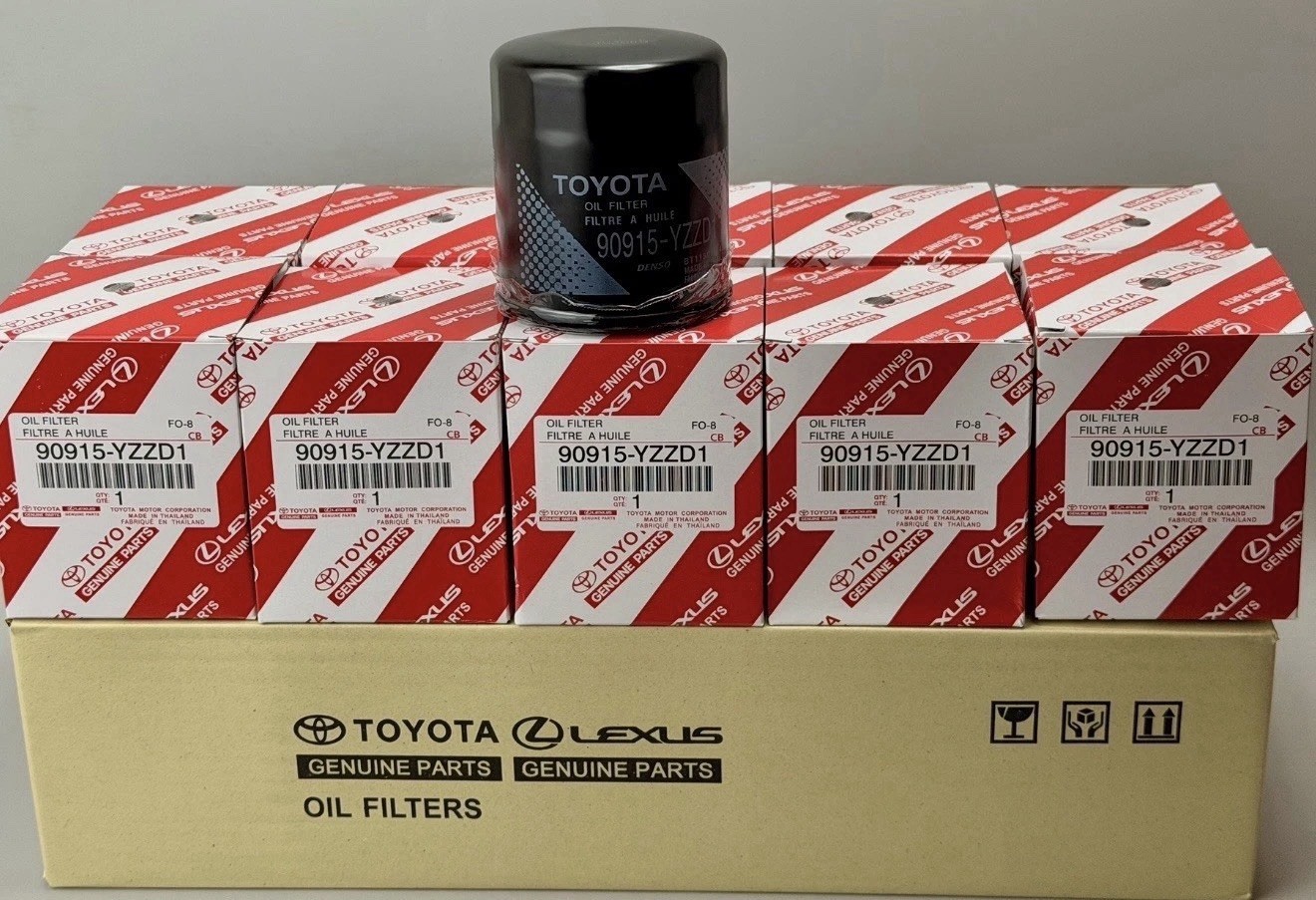 Genuine OEM Toyota Lexus Oil Filters 90915-YZZD1 (10 FILTERS)