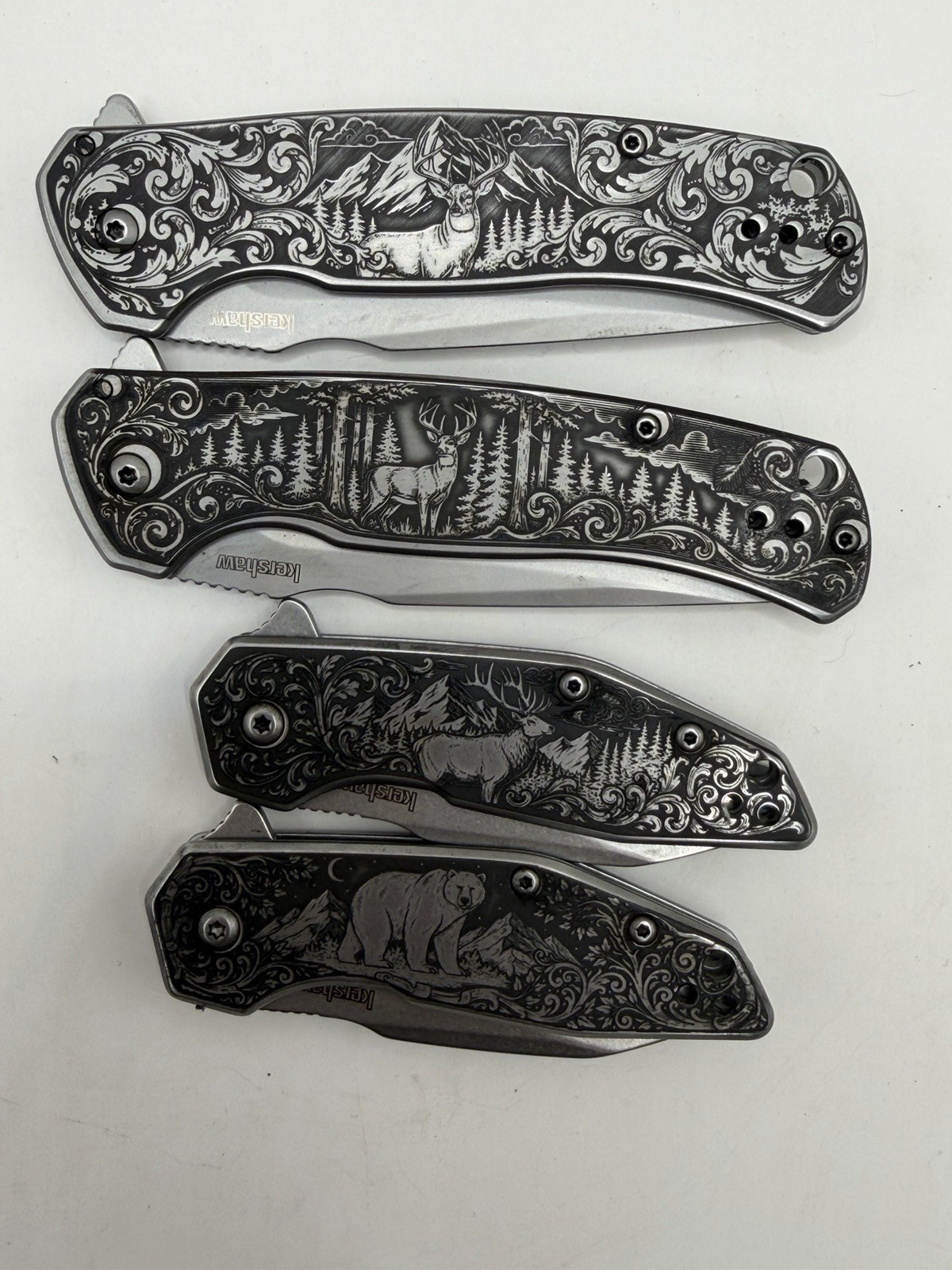 Custom Engraved Kershaw Scour/Kershaw Gravel Folding Knife Custom Engraved Kershaw Scour/Kershaw Gravel Folding Knife