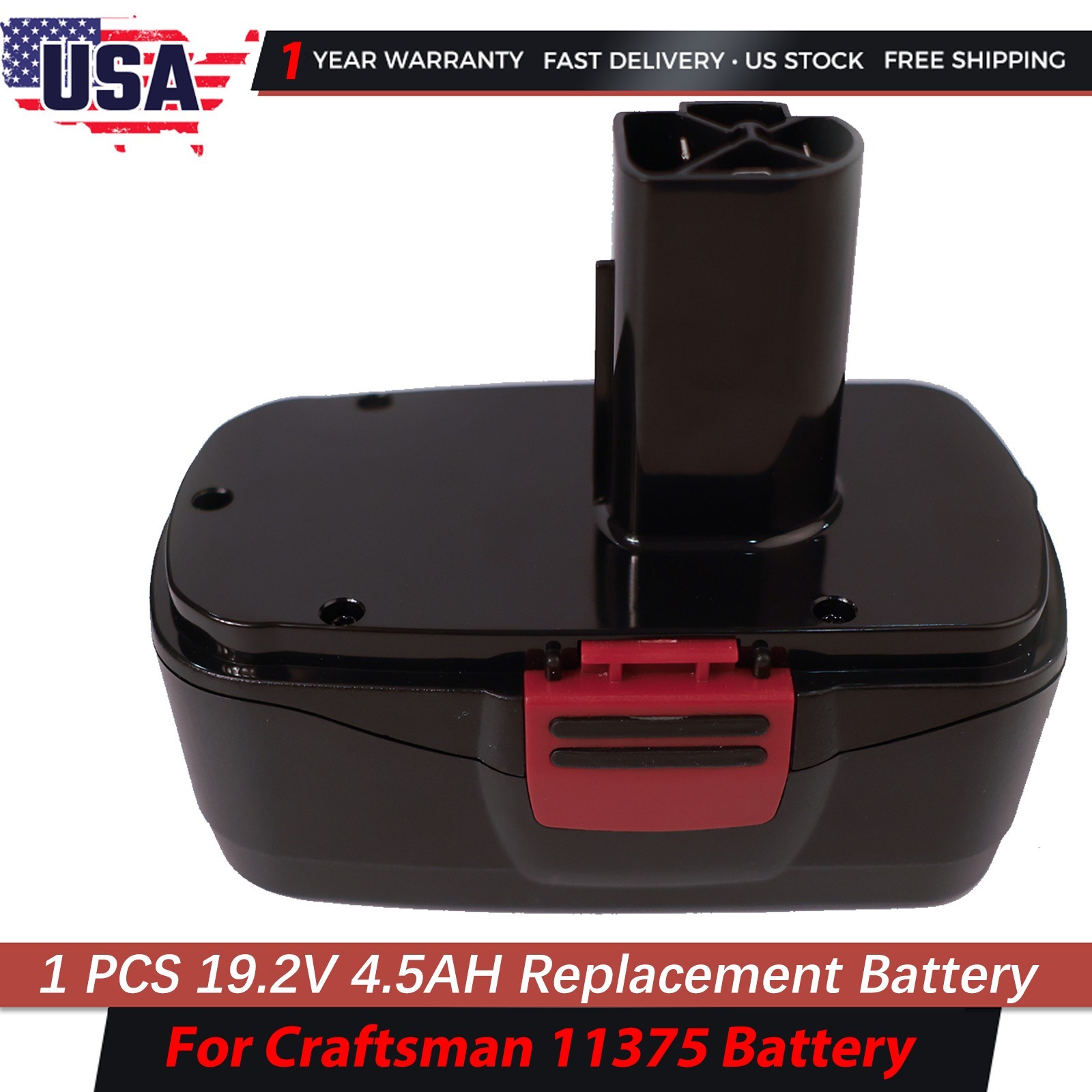 1-4Pack 4.5Ah for Craftsman 19.2V Lithium XCP Battery C3 DieHard 11375 130279005