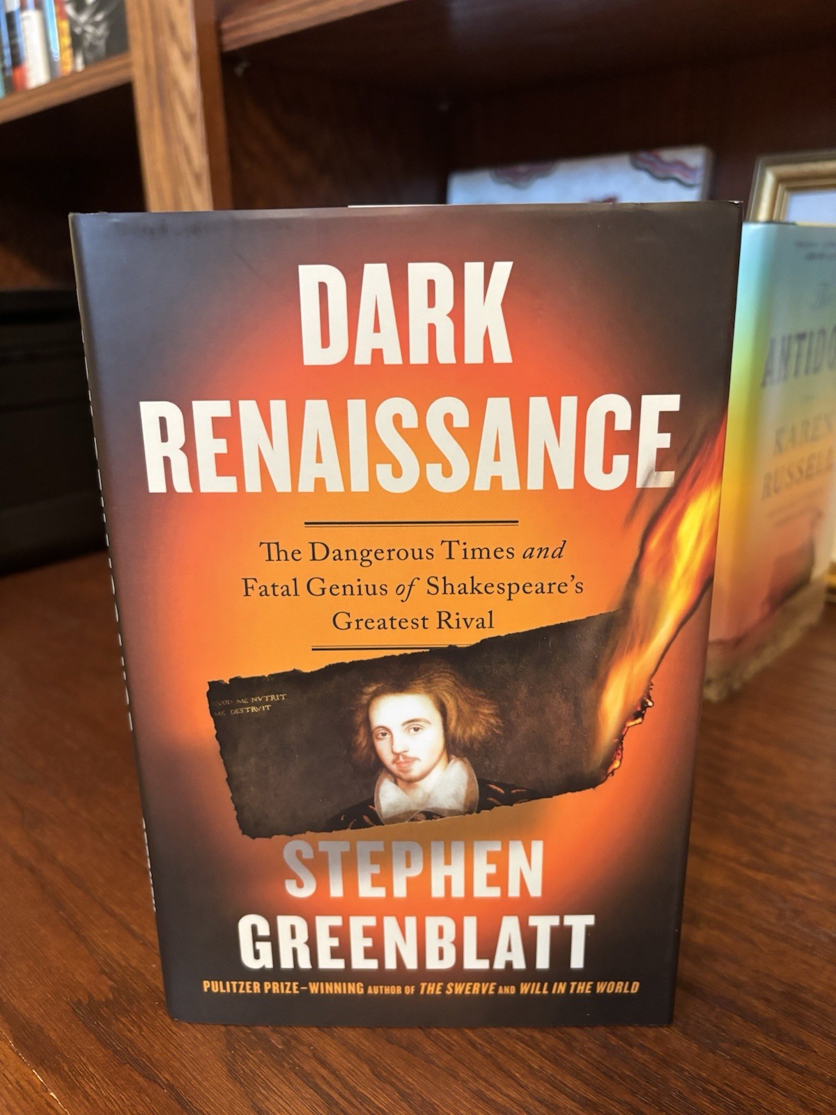 Dark Renaissance. Stephen Greenblatt. Signed 1st HC Ptg. Norton 2025 Fine Unread