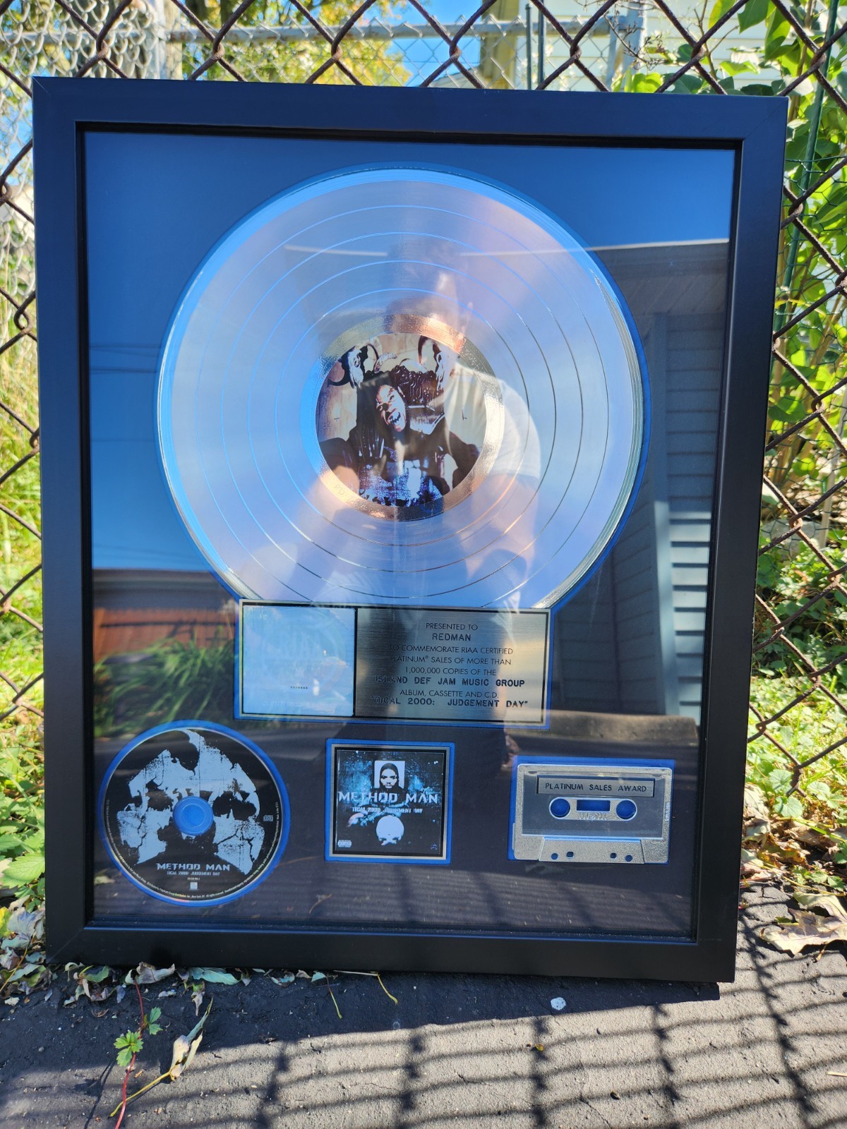 Method Man Tical 2000: Judgement Day Platinum RIAA Plaque