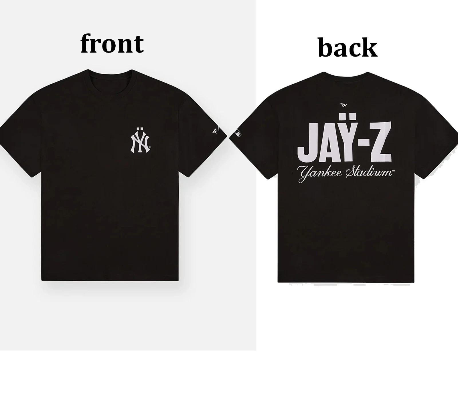 Jay-Z30 Yankeees Stadium 2026 reprint T-Shirt, printed on Sleeve Tee