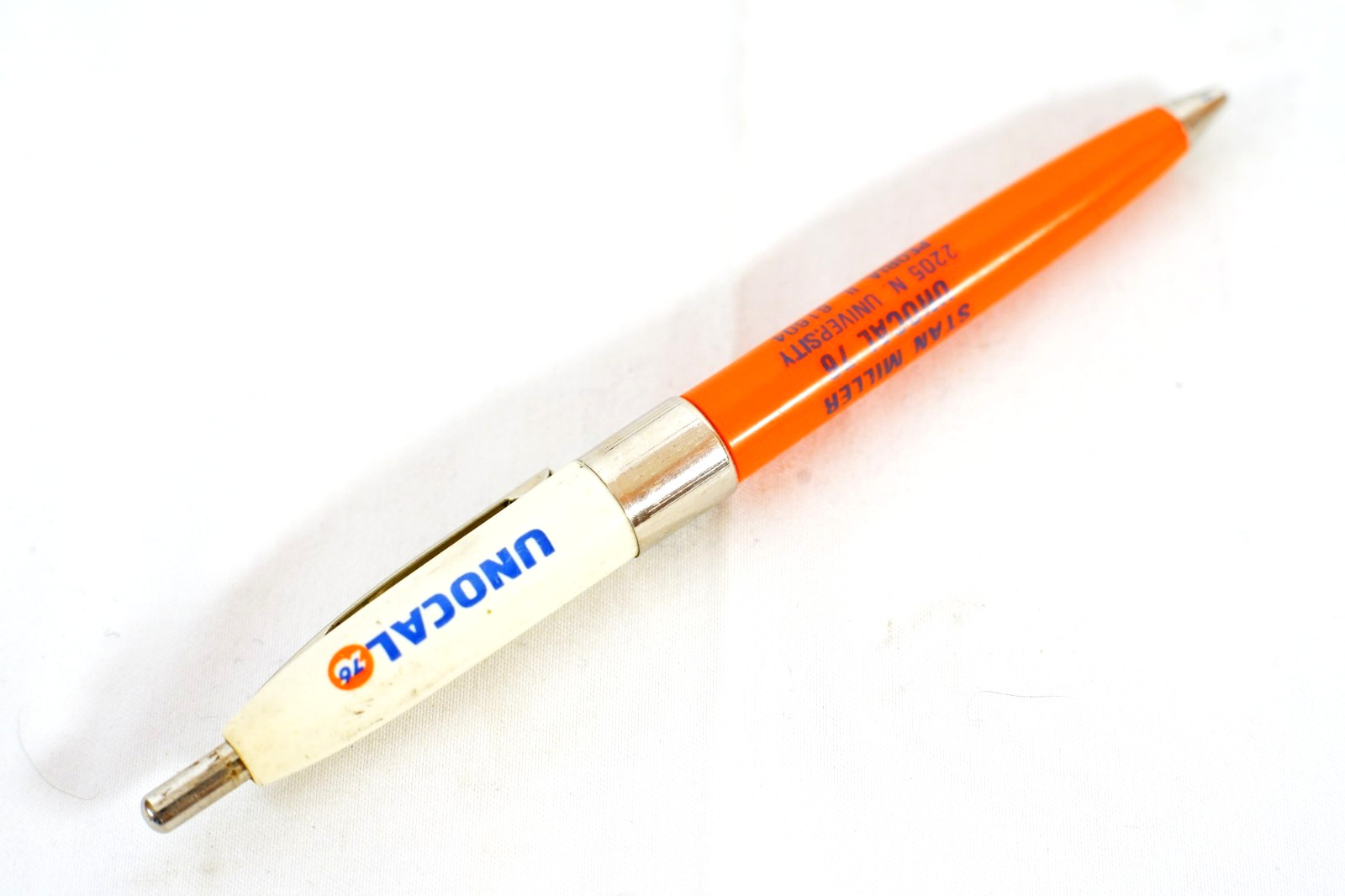 Vintage UNOCAL 76 Stan Miller Peoria Ill Advertising Ballpoint Pen