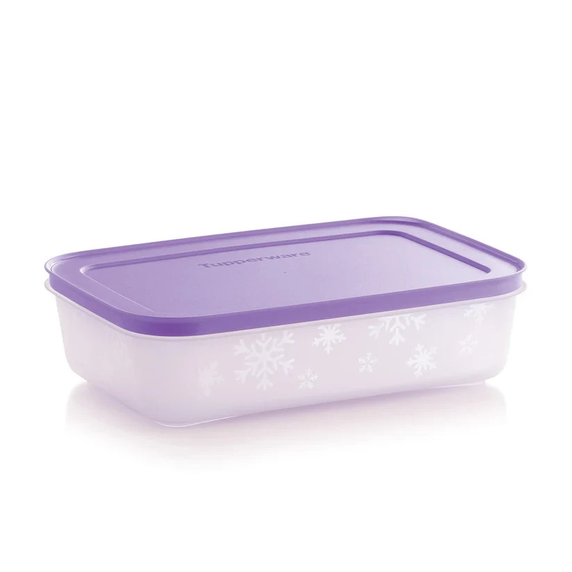 NEW TUPPERWARE freezer mate plus Medium shallow CONTAINER with purple seal mates NEW TUPPERWARE freezer mate plus Medium shallow CONTAINER with purple seal mates