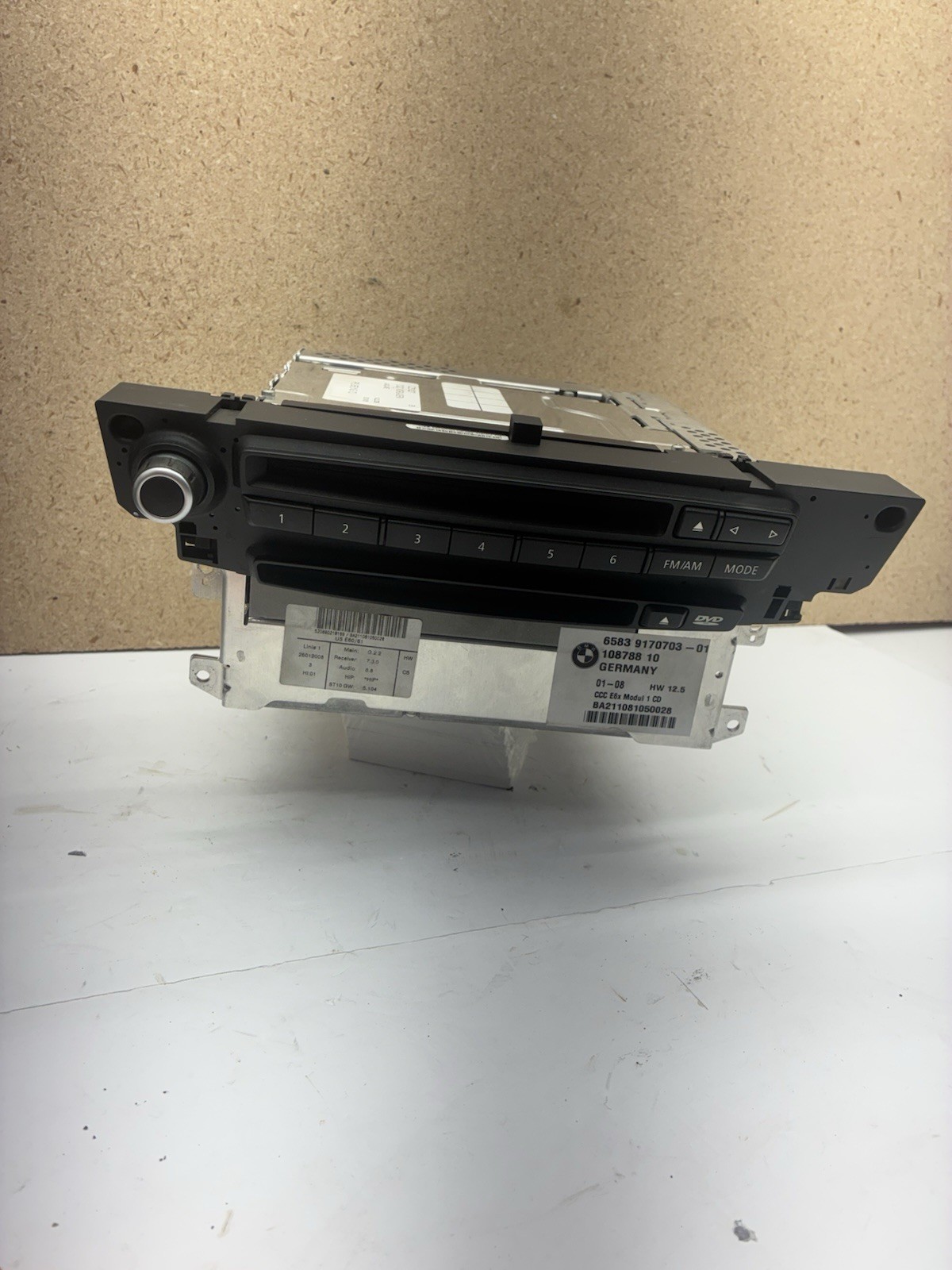 2004-2010 BMW E6.x 5 Series 6 CCC GPS Navigation Radio CD DVD 6583 9185525READ