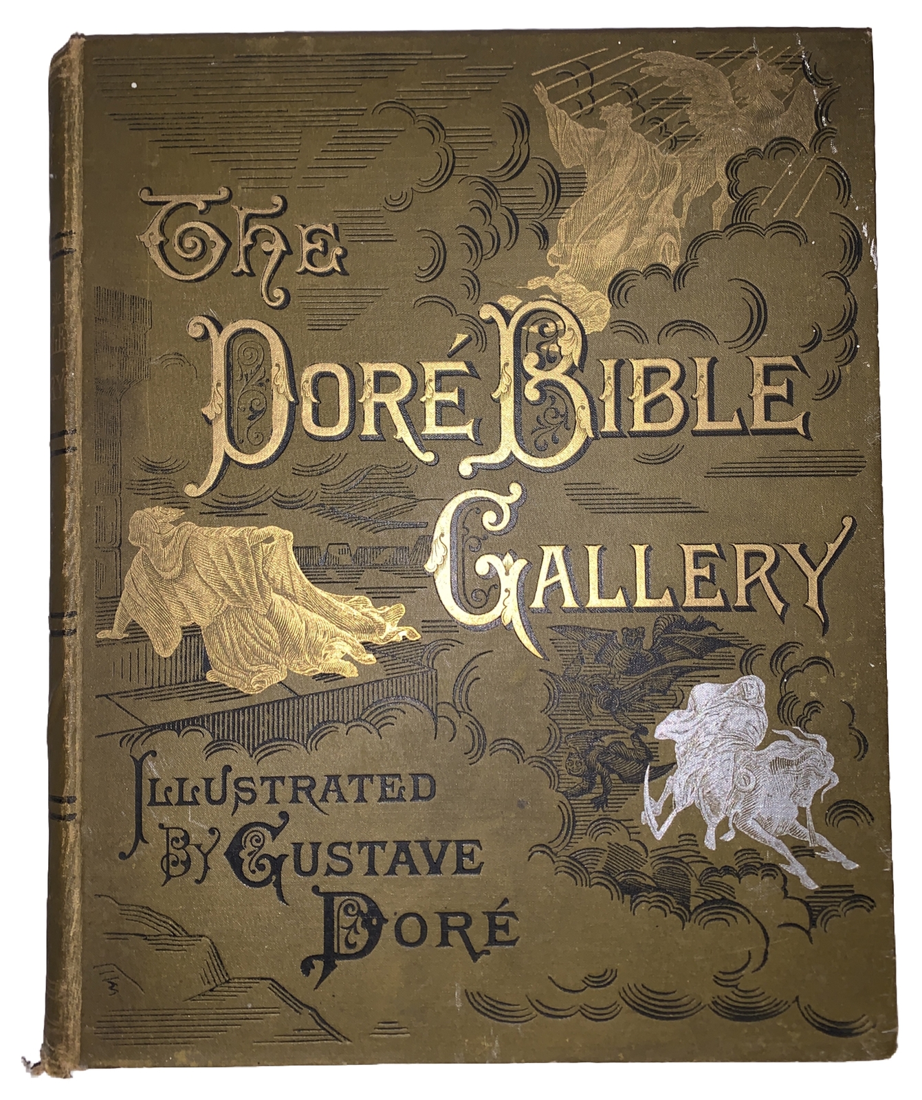 c. 1888, THE DORE BIBLE GALLERY, ILLUSTRATED by GUSTAVE DORE, VG CONDITION