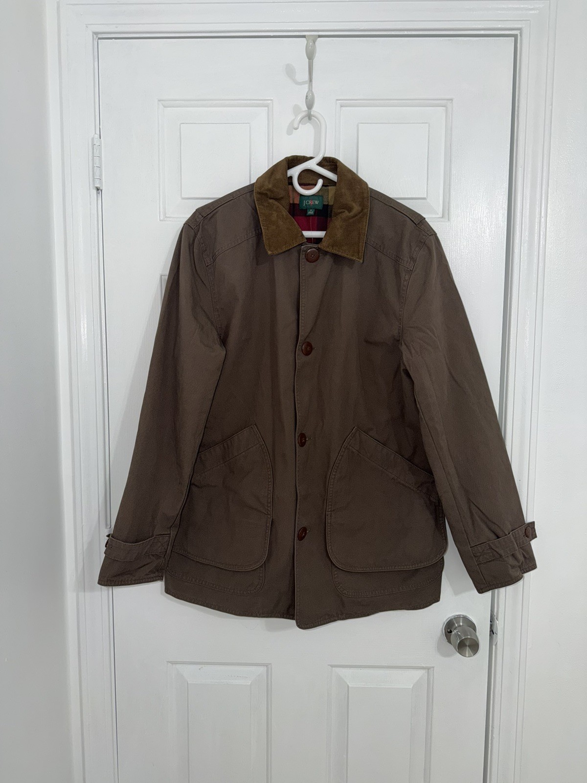 NWT-J.Crew 1983 BarnJacket- Bark/Brown- Size: Medium (BW485)
