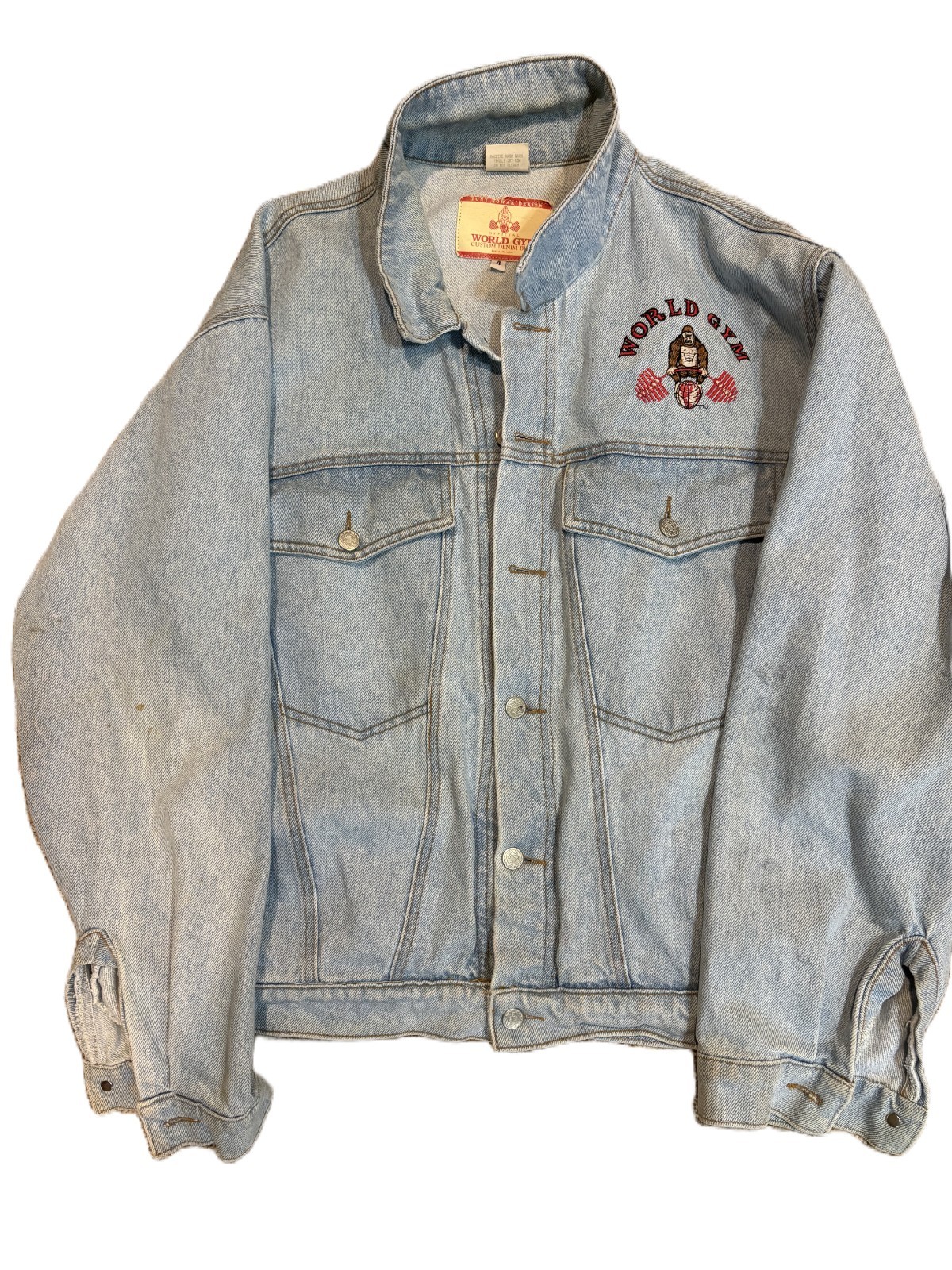 World Gym Vintage Denim Jacket