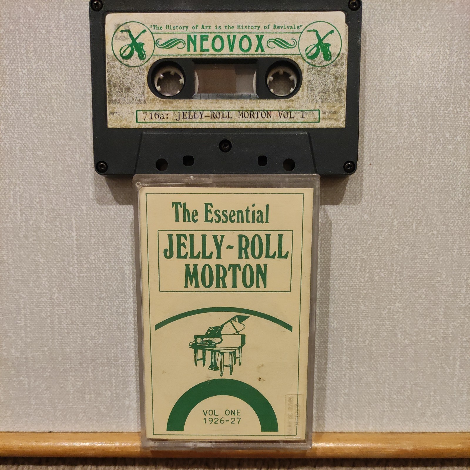 *Rare* Neovox 716 cassette Jelly-Roll Morton Vol. 1 1926-27